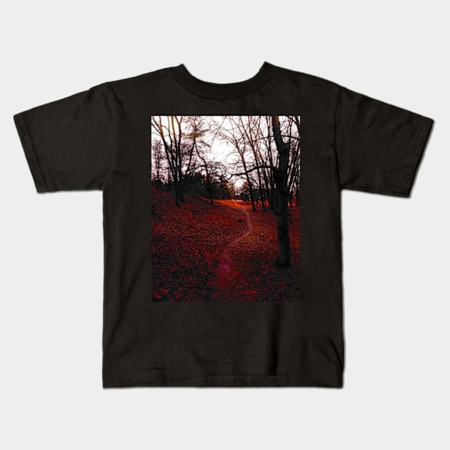 Fantasy forest Kids T-Shirt by human_antithesis